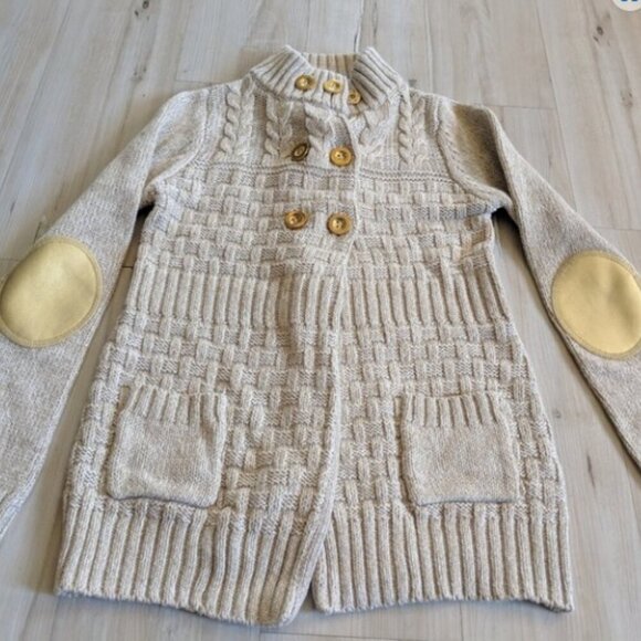 Kaisley Cardigan Sweater, Being Gold - Picture 7 of 12